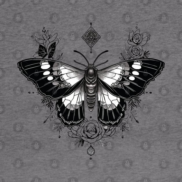 Gothic Lunar Moth by DarkSideRunners
